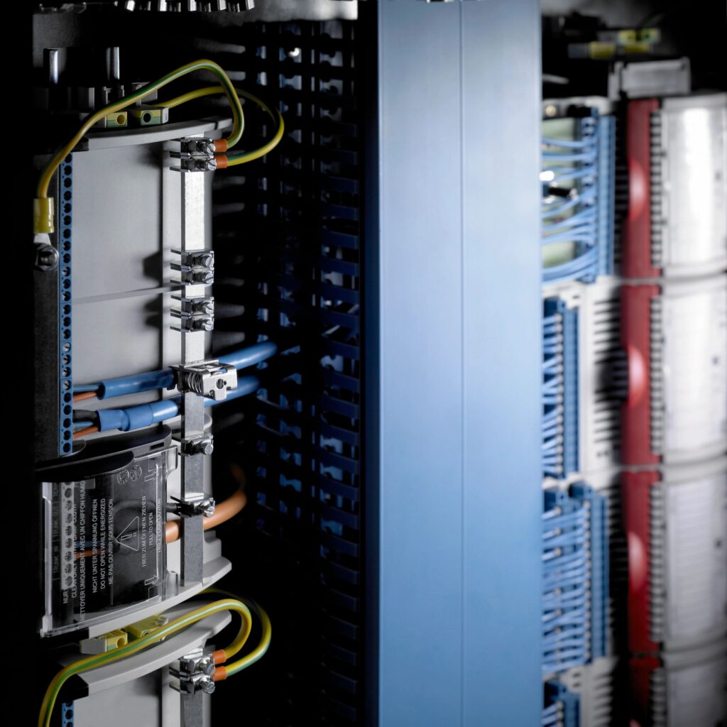 electronics detail with various components