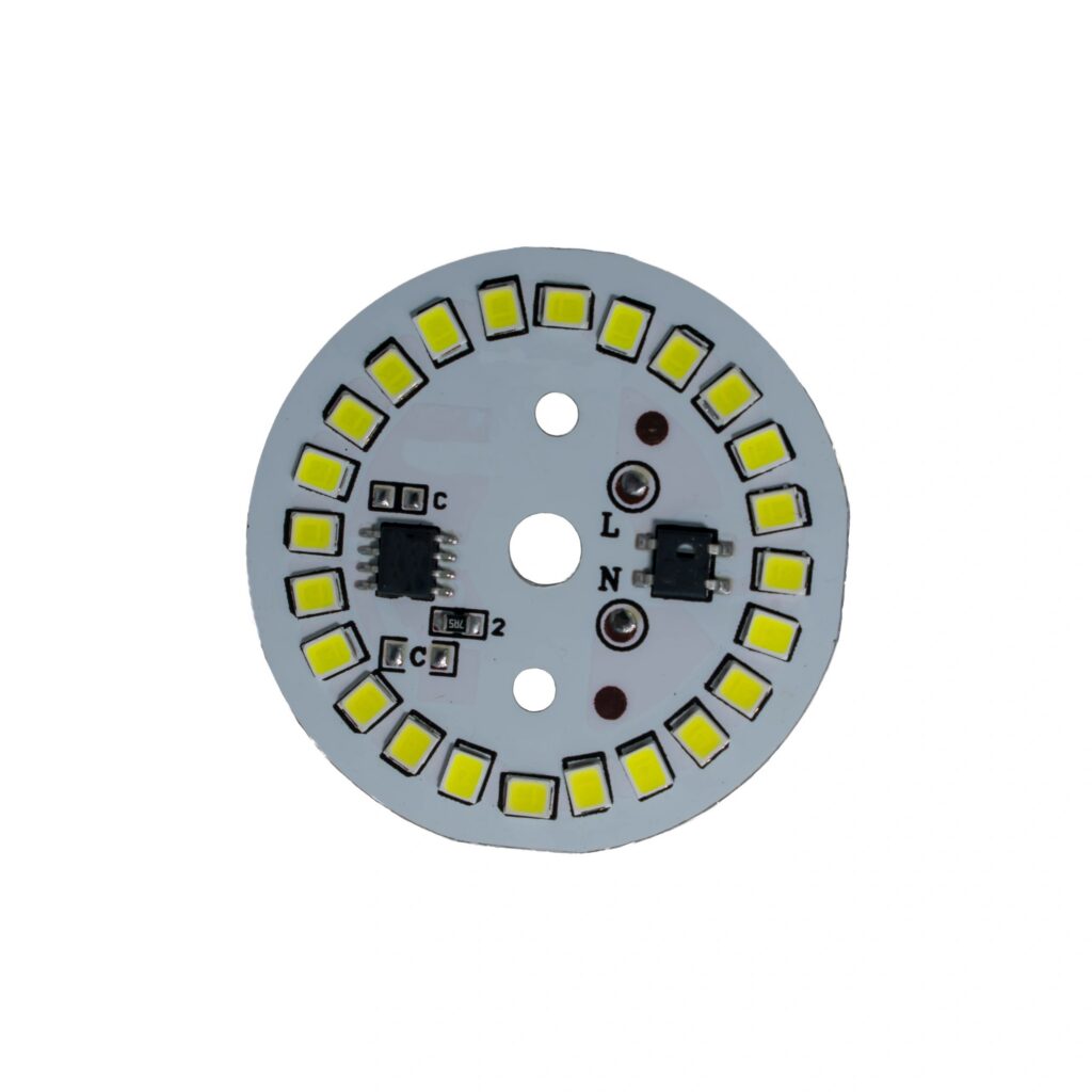 Round LED Light Board Isolated