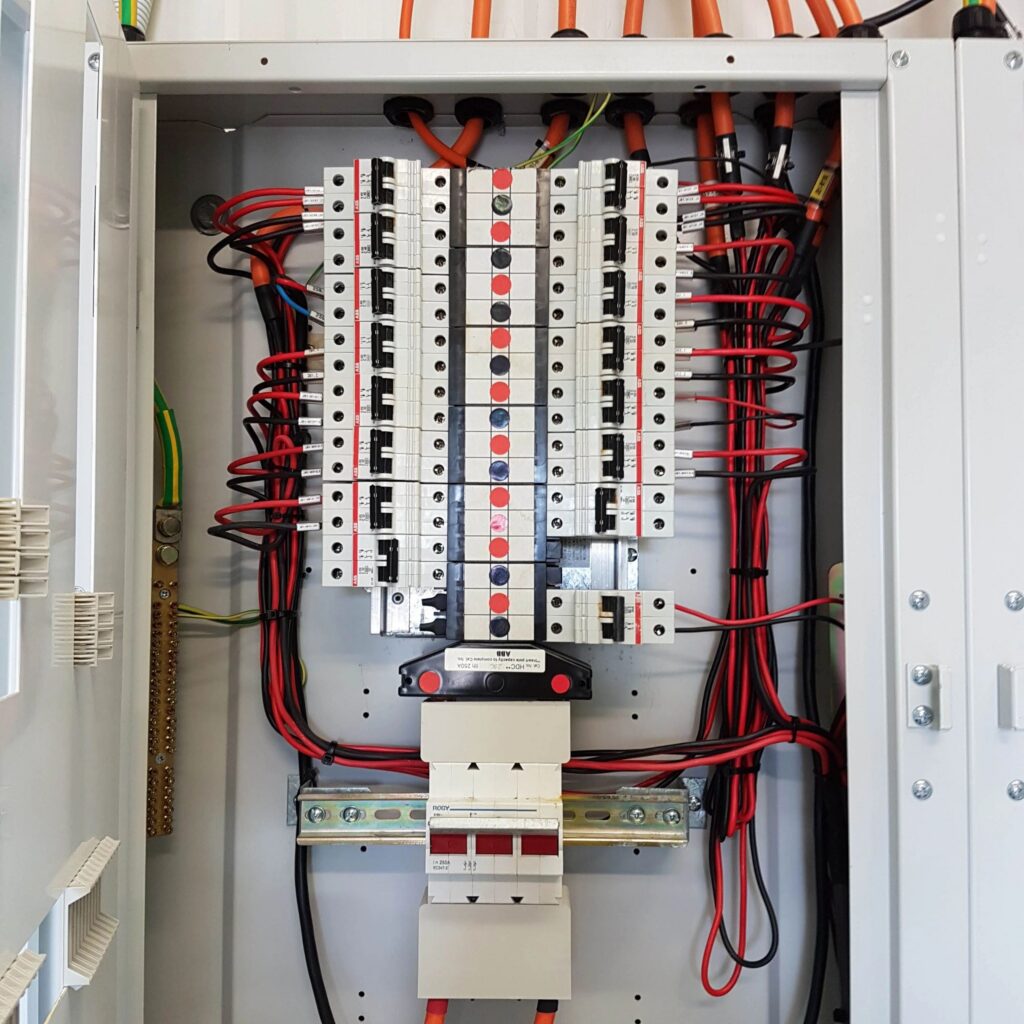 Electrical switchboard wiring