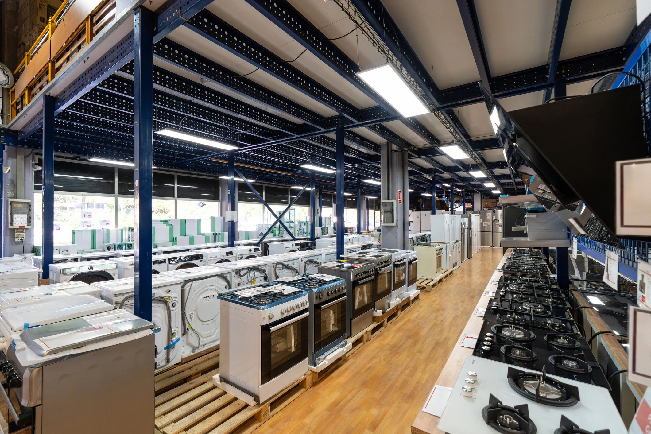 Retail store interior representing product browsing