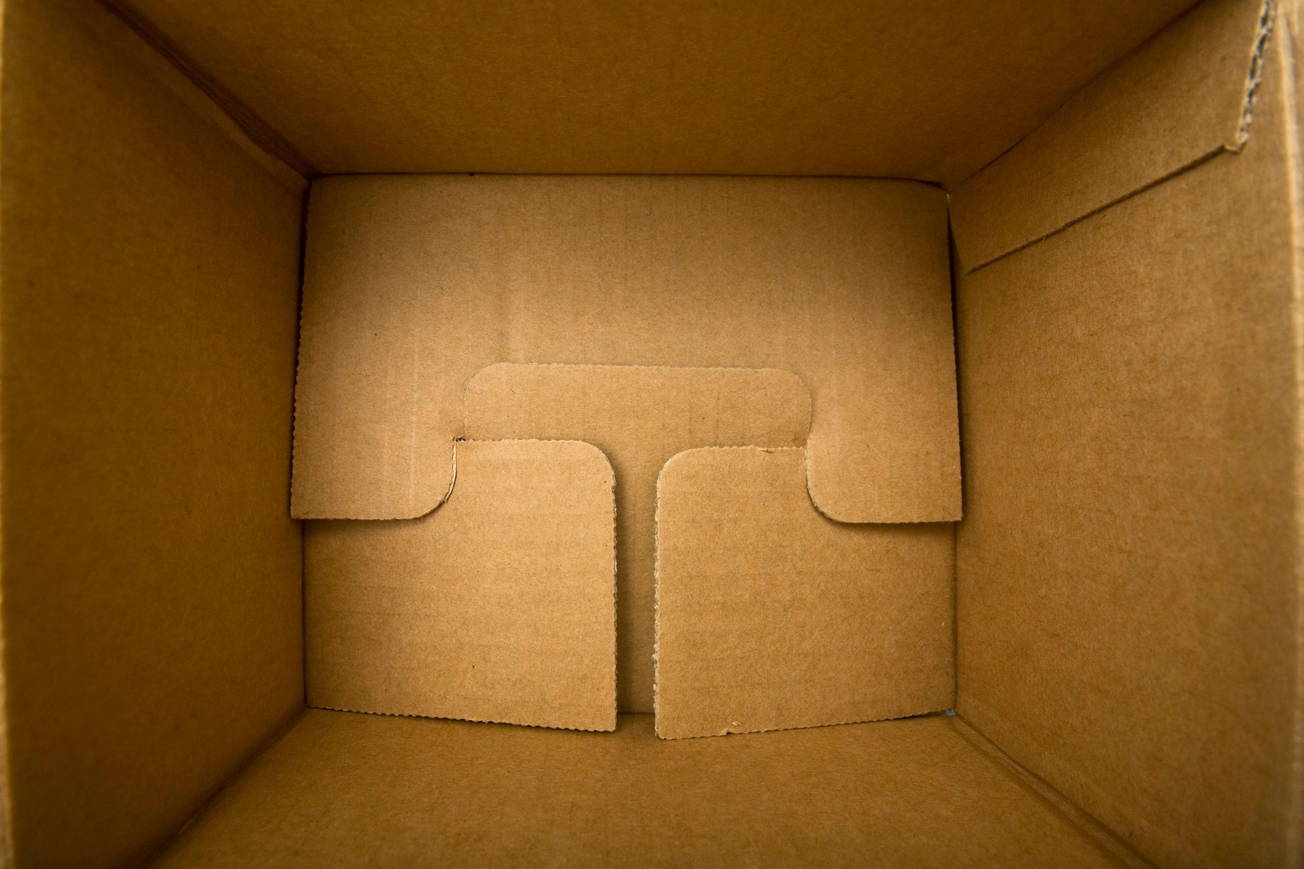 Packed shipping box representing online order fulfillment